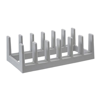 Multi-Slot Pot Lid & Plate Organizer Rack for Kitchen Countertop