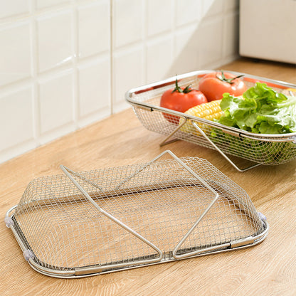 Expandable Over-the-Sink Colander & Drying Basket for Produce and Dishes