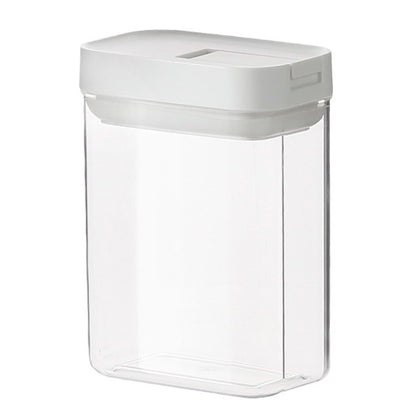 Clear Pantry Snack Container with Easy-Open Secure-Fit Lid