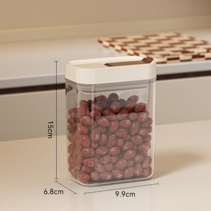 Clear Pantry Snack Container with Easy-Open Secure-Fit Lid