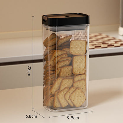Clear Pantry Snack Container with Easy-Open Secure-Fit Lid
