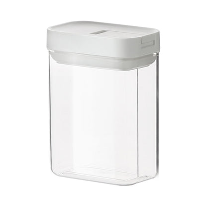 Clear Pantry Storage Containers with Flip-Top Pour Lids