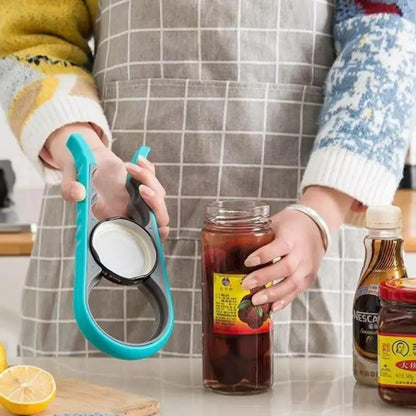 Multi-Function Jar Lid Opener with Adjustable Grip