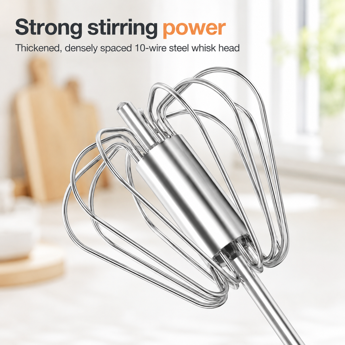 Stainless Steel Rotating Whisk VIP