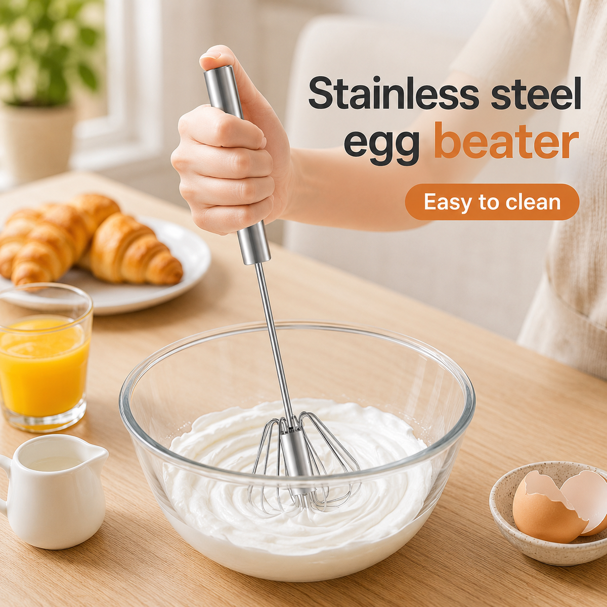 Stainless Steel Rotating Whisk VIP